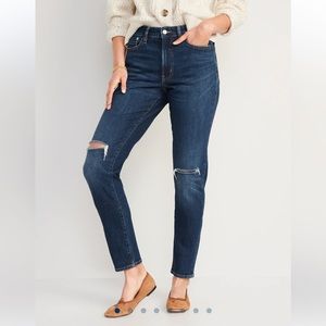 NWT High-Waisted OG Straight Ripped Jeans